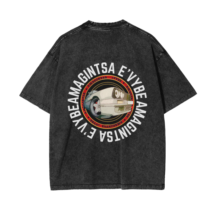 Soshanguve Oversized Snow Wash Tee - Unisex