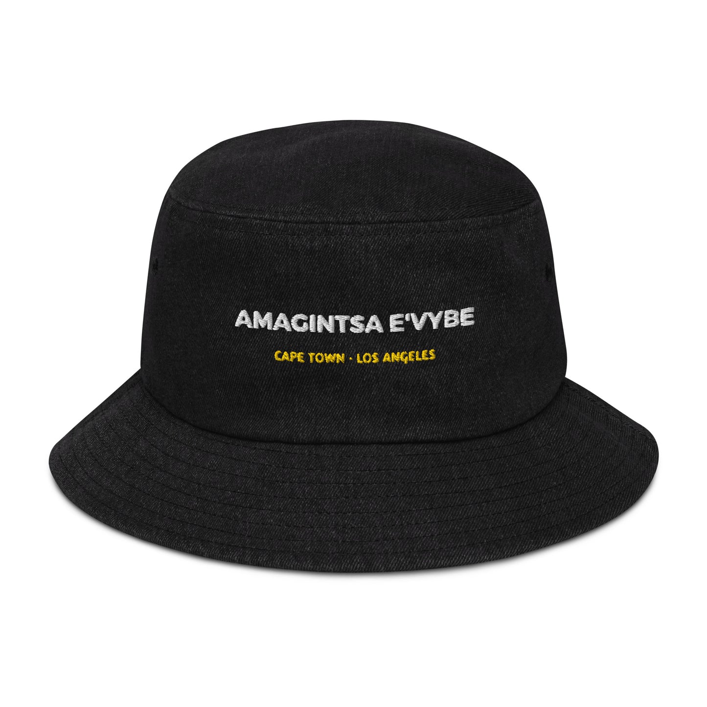 Amagintsa Logo Denim Bucket Hat