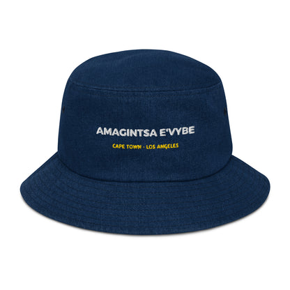 Amagintsa Logo Denim Bucket Hat