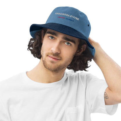 Amagintsa Logo Denim Bucket Hat