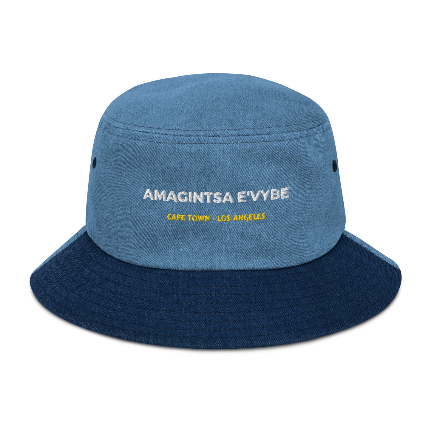 Amagintsa Logo Denim Bucket Hat