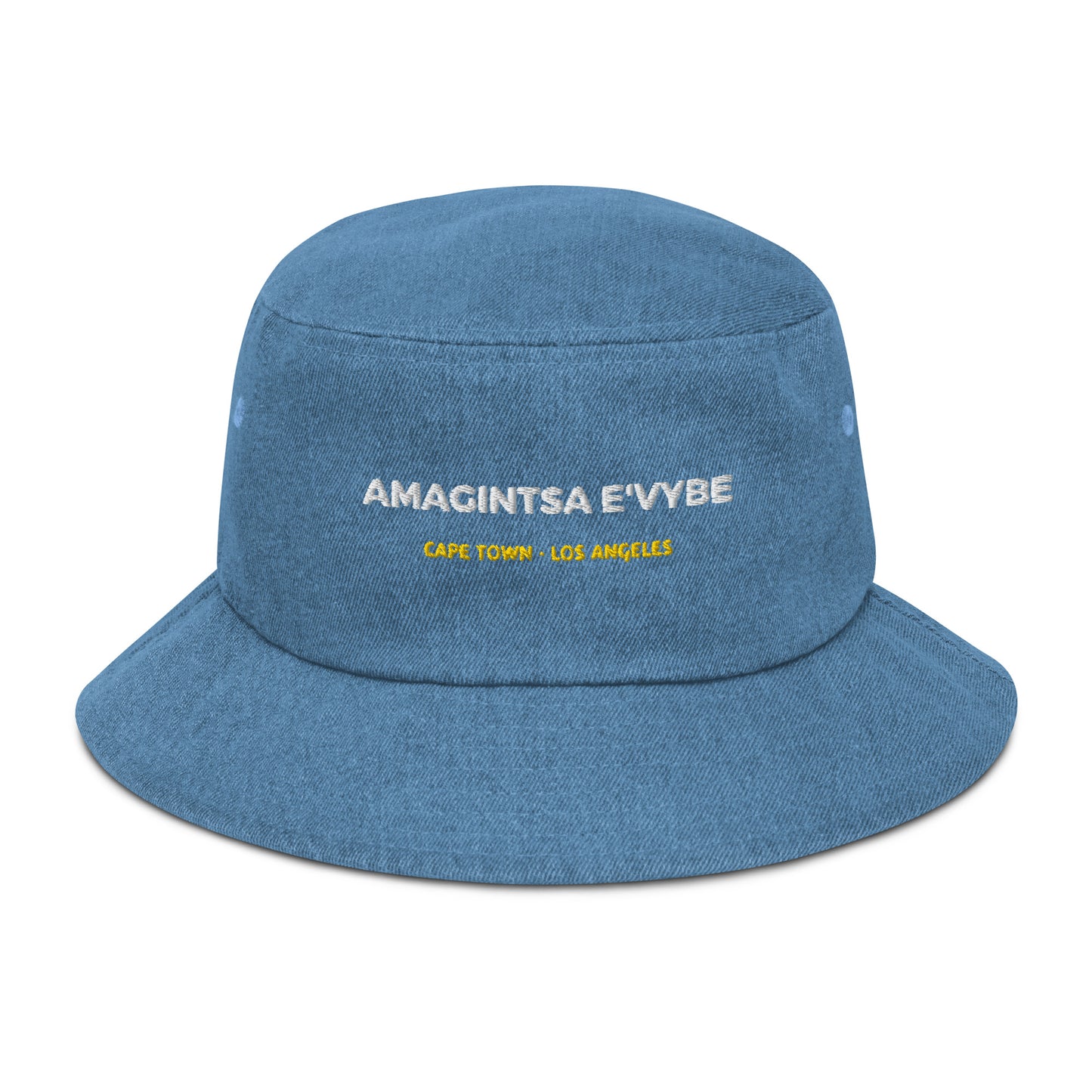 Amagintsa Logo Denim Bucket Hat